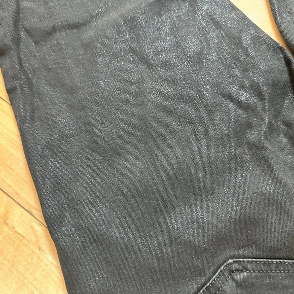 JOE'S Sedna Black Denim Coated Jeans Size 29 High Rise Straight Leg - Picture 12 of 12